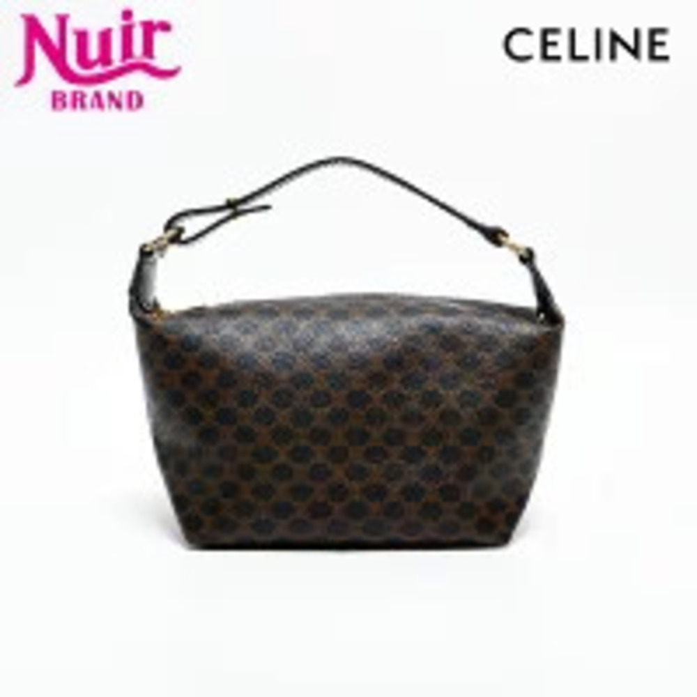 Celine Macadam Handbag Brown